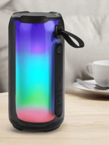Uniwity Caixa De Som Bluetooth E Iluminação Led